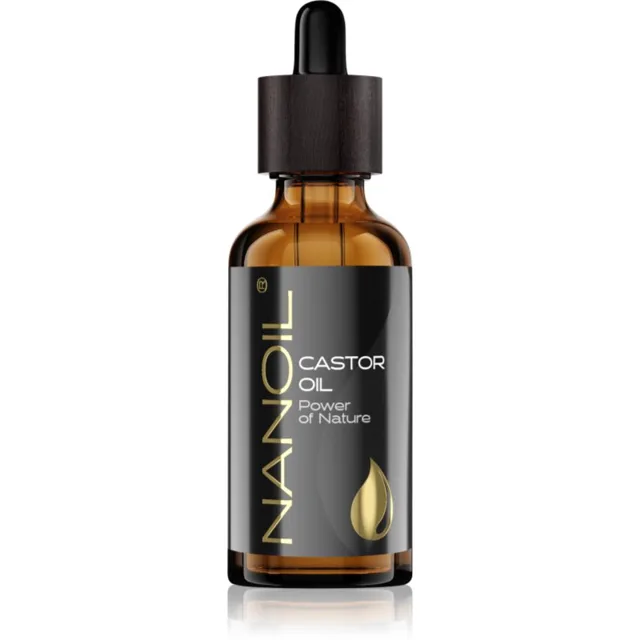 Nanoil Castor Oil ricinový olej na obličej, tělo a vlasy 50 ml