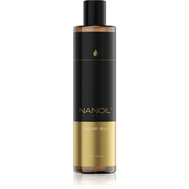 Nanoil Liquid Silk micelární šampon pro lesk a hebkost vlasů 300 ml