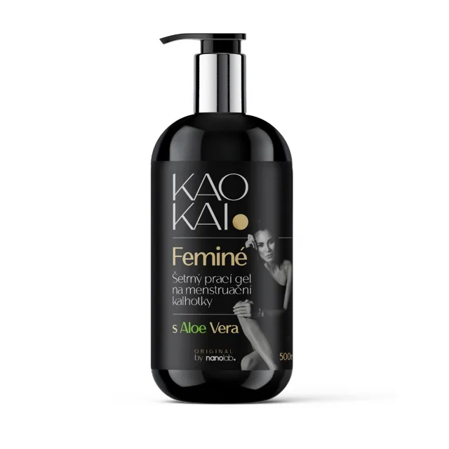 Nanolab KAO KAI. Prací gel na menstruační kalhotky 500 ml