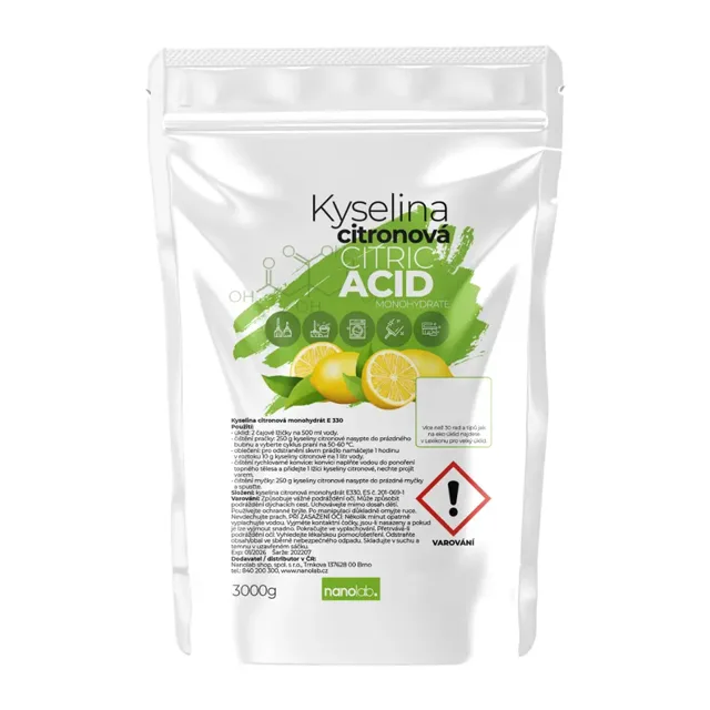 Nanolab Kyselina citronová 3 kg