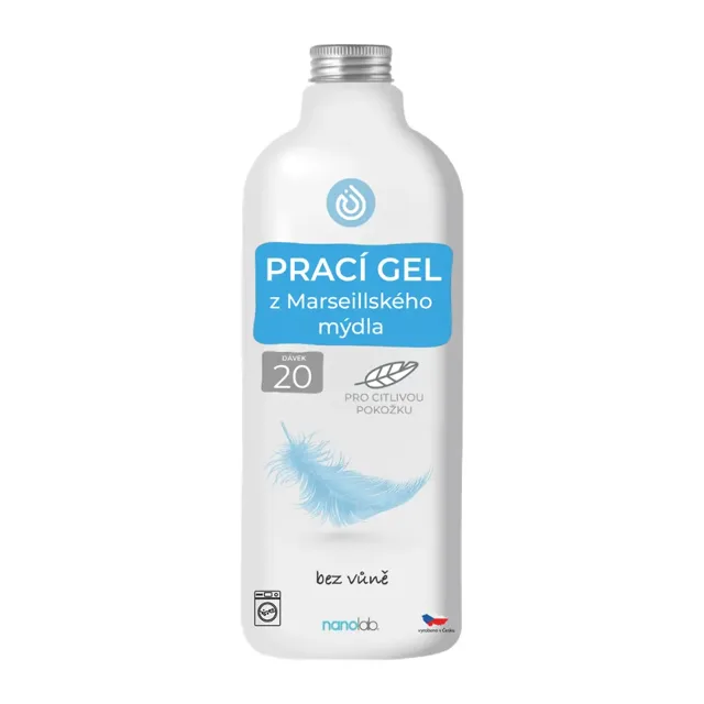 Nanolab Prací gel z Marseillského mýdla  1 l
