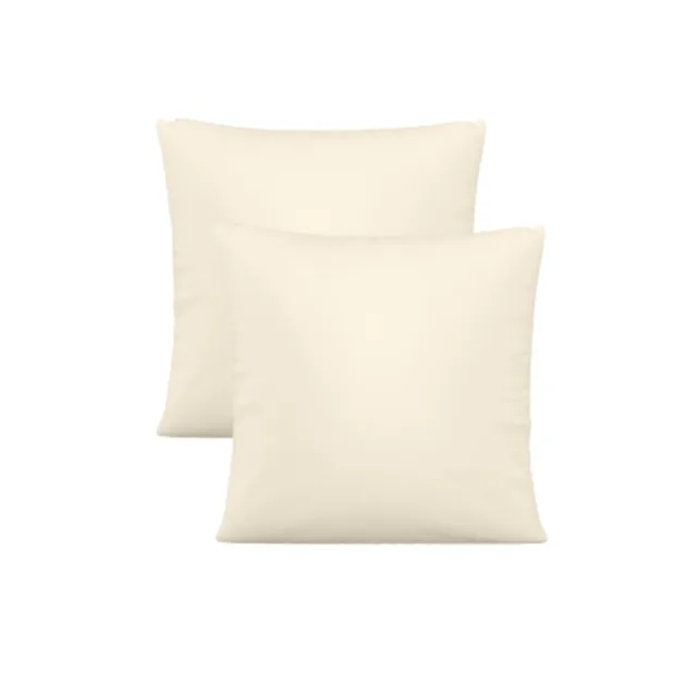 nanoSPACE Sada 2 ks 40x40 dekorativních polštářů pro alergiky Nanobavlna - režná biobavlna set 40 x 40 cm