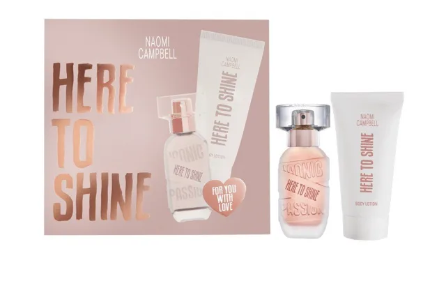 Naomi Campbell Here To Shine - EDT 15 ml + tělové mléko 50 ml