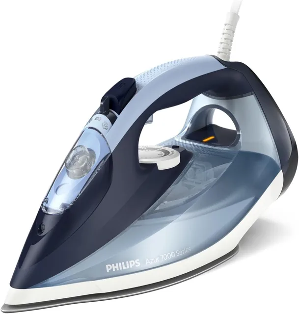Napařovací žehlička Philips řady 7000-bavlněná modrá (DST7020/20)