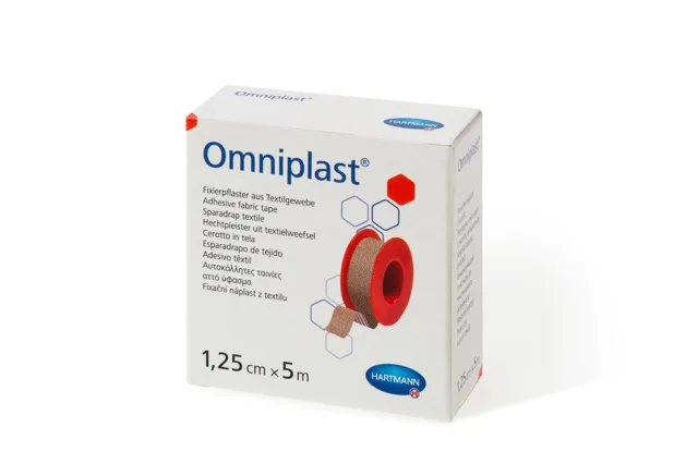 Náplast cívková Omniplast 1,25cmx5m