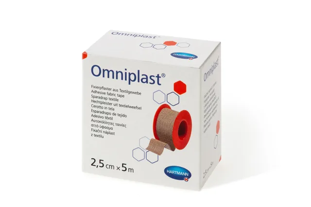 Náplast cívková Omniplast 2,5cmx5m