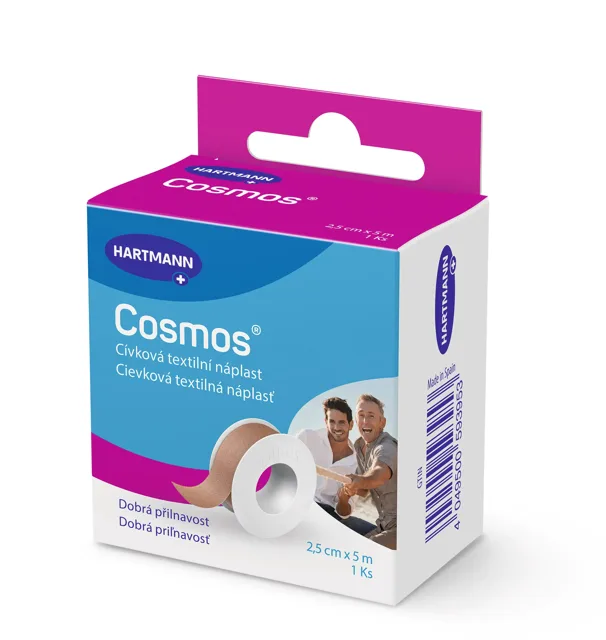 Náplast Cosmos® Cívková pevná 2.5cmx5m