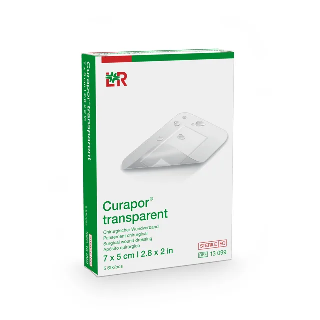 Náplast Curapor Transparent steril.7x5cm 5ks