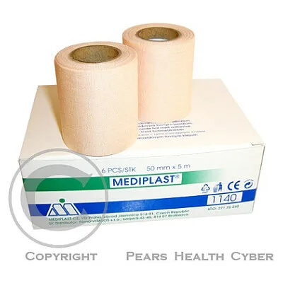 Náplast Mediplast 5cm x 5m 1140 6ks