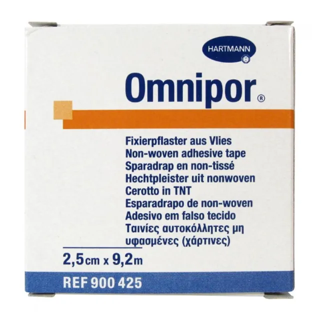 Náplast Omnipor netkaný textil 2.5 cm x 9.2 m