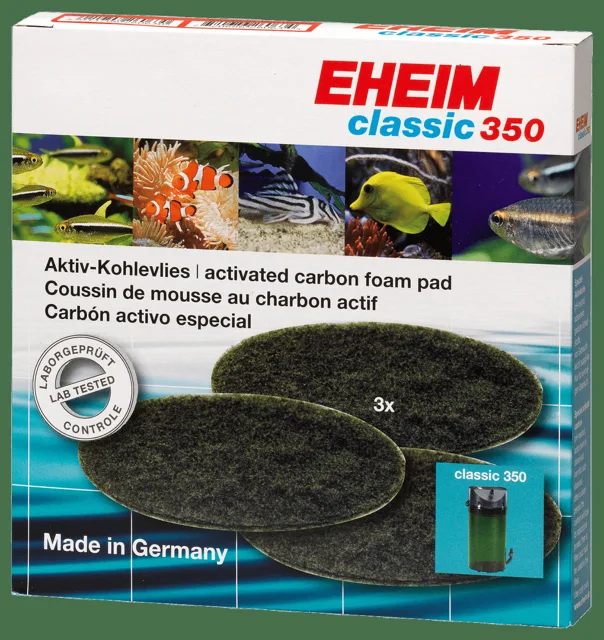 Náplň EHEIM molitan uhlíkový jemný Classic 350 3ks