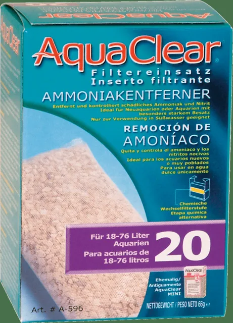 Náplň odstraňovač dusíkatých látek AQUA CLEAR 20 (AC mini)