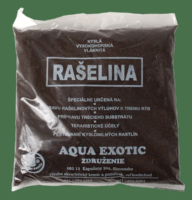 Náplň rašelina vláknitá AQUA EXOTIC 150g