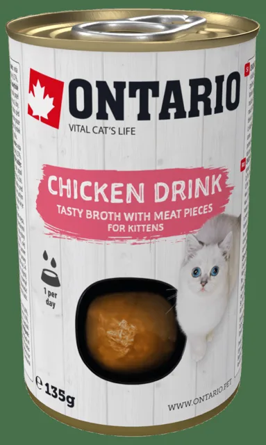 Nápoj Ontario Kitten Drink Chicken 135g