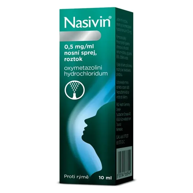 Nasivin 0,05% 0,5 mg/ml nas.spr.sol.10 ml-sk