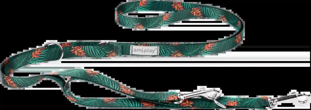 Nastavitelné vodítko Amiplay BeHappy 7v1 Jungle L 100–200 cm × 2,5 cm