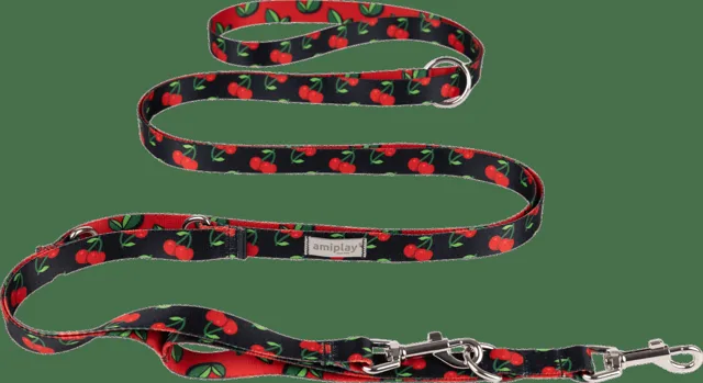 Nastavitelné vodítko Amiplay BeHappy 8v1 Cherry S 200–400 cm × 1,5 cm