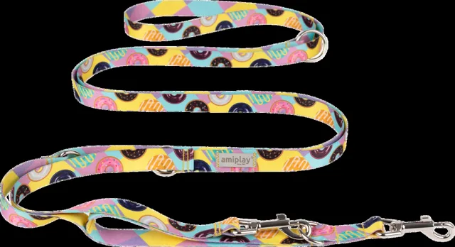 Nastavitelné vodítko Amiplay BeHappy 8v1 Donut S 200–400 cm × 1,5 cm