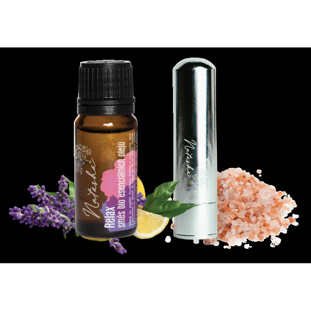 Natasha Aroma sada s inhalátorem - Relax - uklidňující levandule a citron