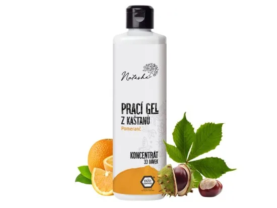Natasha prací gel pomeranč 33 PD