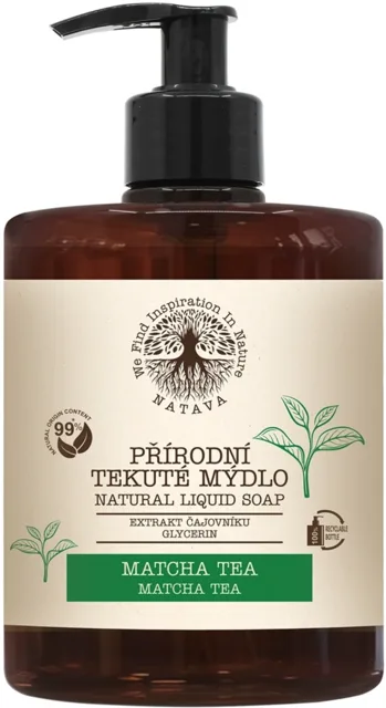 Natava Přírodní tekuté mýdlo, Matcha Tea, 500 ml