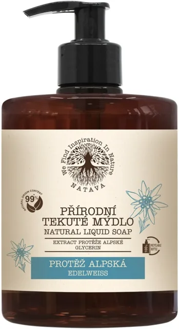 Natava Přírodní tekuté mýdlo, Protěž alpská, 500 ml