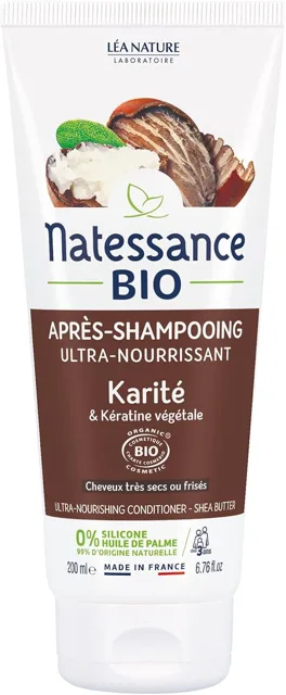 Natessance  kondicionér s bambuckým máslem a rostlinným keratinem 200 ml