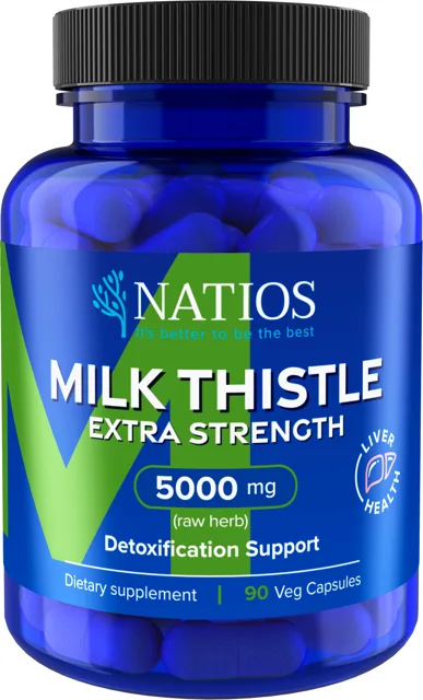 Natios Ostropestřec 5000 mg 90 veganských kapslí