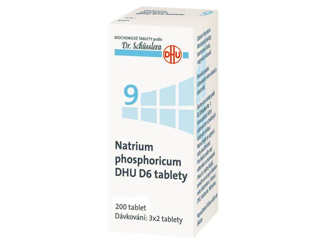 Natrium Phosphoricum Dhu d5-d30 neobalené tablety 200