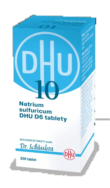 NATRIUM SULFURICUM DHU D6, tablety 200 ks