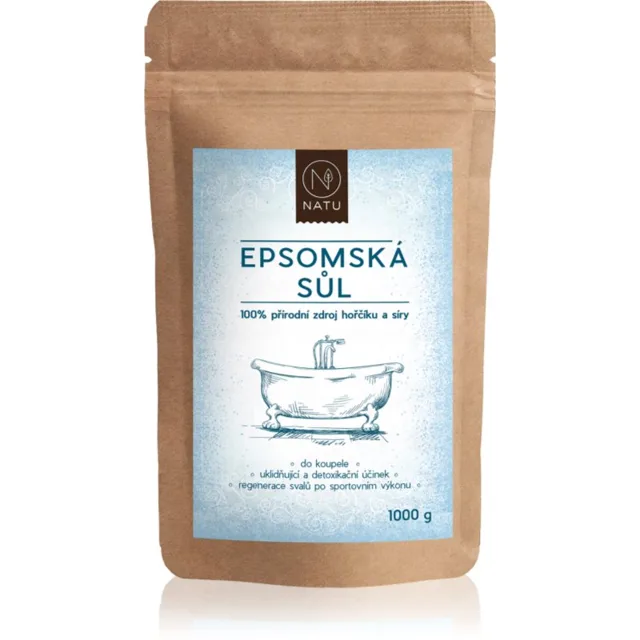 NATU Epsomská sůl sůl do koupele 1000 g