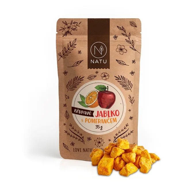 NATU Křupavé jablko s pomerančem 35 g