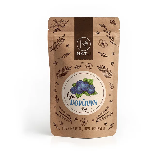 NATU Lyofilizované borůvky 40 g