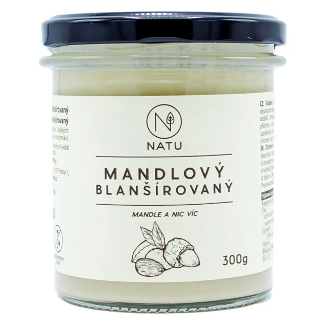 NATU Mandlový krém blanšírovaný 300 g