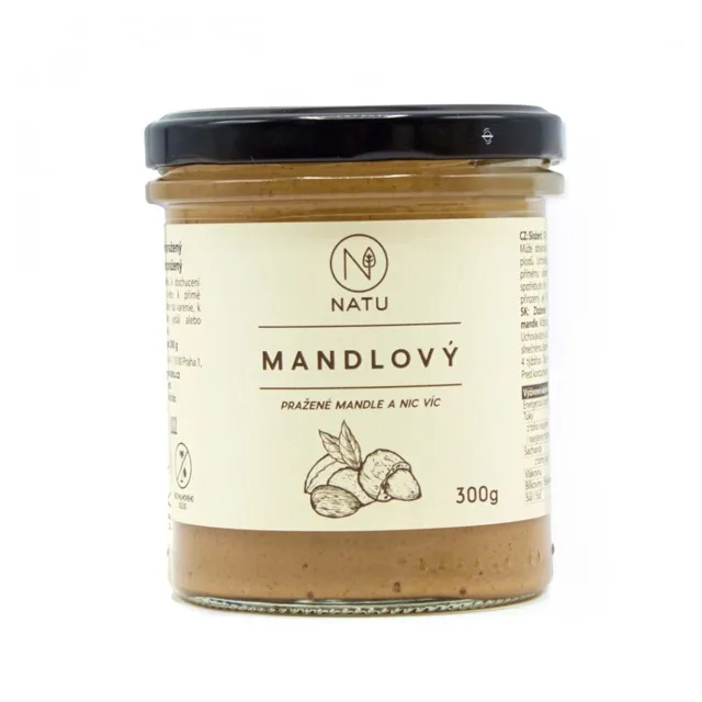 NATU Mandlový krém pražený 300 g