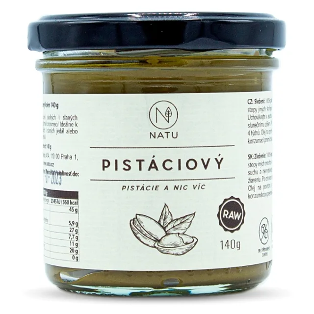 NATU Pistáciový krém 140 g