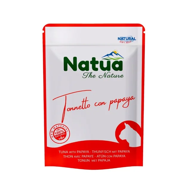 NATUA Natural Tuňák s papájou v želé pro kočky 70 g