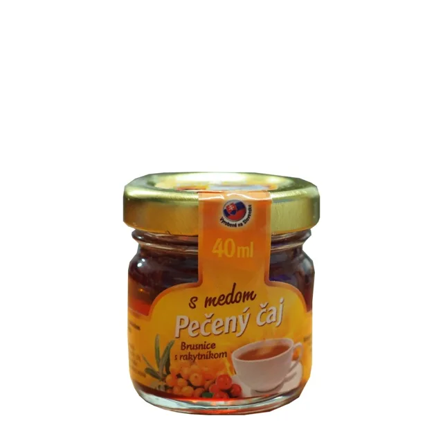 NATUR PROCUCTS Pečený čaj s medem brusinka a rakytník 40 ml
