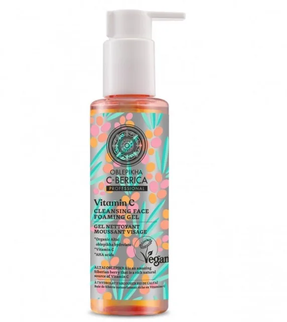 Natura Siberica Čisticí pěnivý gel Vitamin C (Cleansing Face Foaming Gel) 145 ml