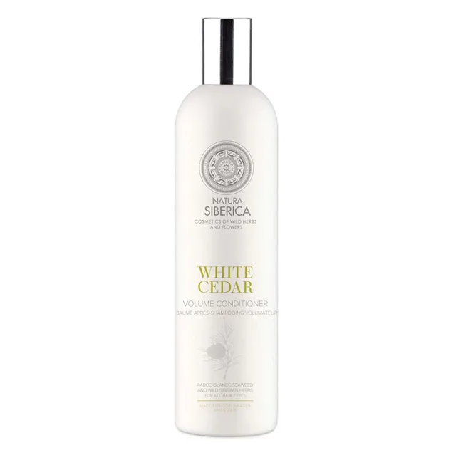 NATURA SIBERICA Kondicionér pro větší objem Bílý cedr 400 ml