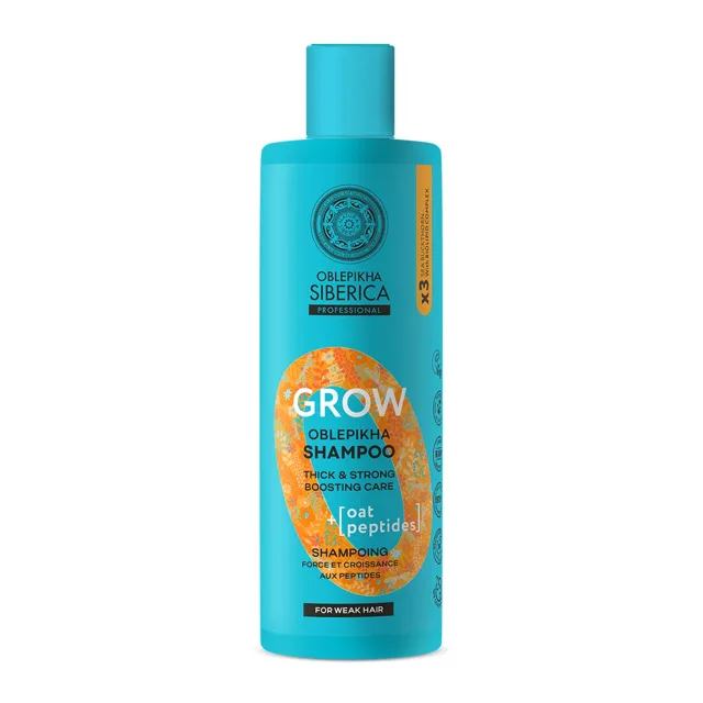 Natura Siberica Peptidový posilující šampon pro růst vlasů Oblepikha (Grow Shampoo) 400 ml