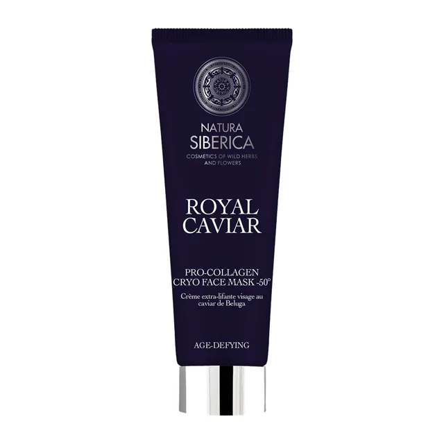 Natura Siberica Pro-kolagenová kryo maska na obličej Royal Caviar (Pro-Collagen Cryo Face Mask -50°) 75 ml