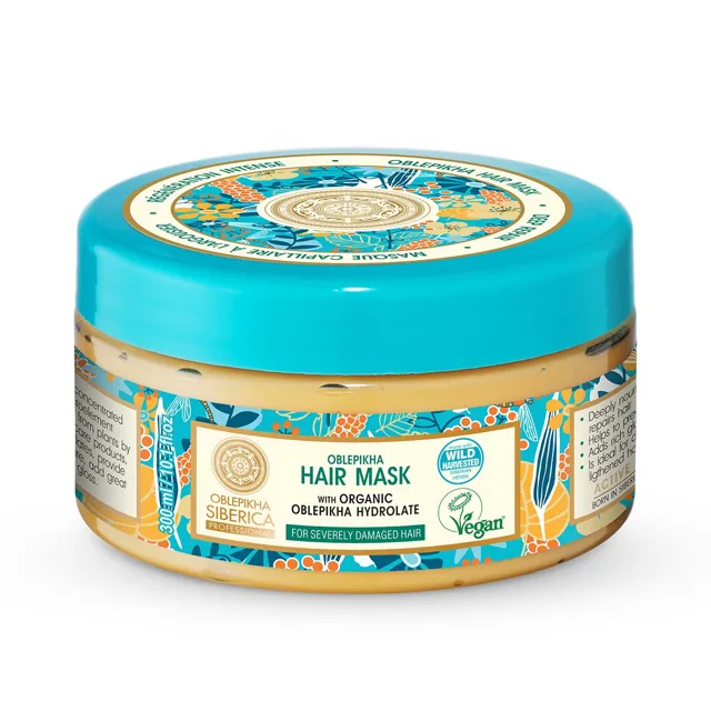 Natura Siberica Rakytníková maska pro silně poškozené vlasy Oblepikha Siberica (Hair Mask) 300 ml