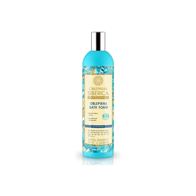 NATURA SIBERICA Rakytníková pěna do koupele Hluboká obnova 550 ml