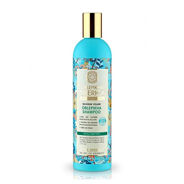 NATURA SIBERICA Rakytníkový šampón pro všechny typy vlasů 400 ml