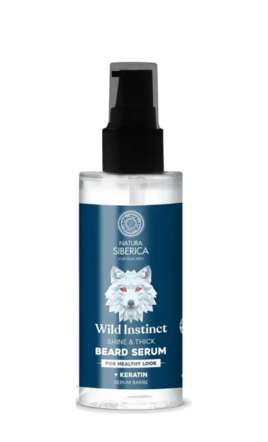 Natura Siberica Sérum pro lesk a hustotu vousů Divoký instinkt (Beard Serum) 50 ml