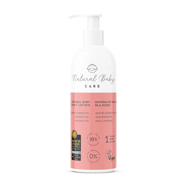 Natural Baby Care Dětské tělové mléko, 200 ml