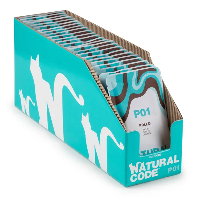 Natural Code Soft Jelly Pouch 24 x 70 g výhodné balení - kuřecí