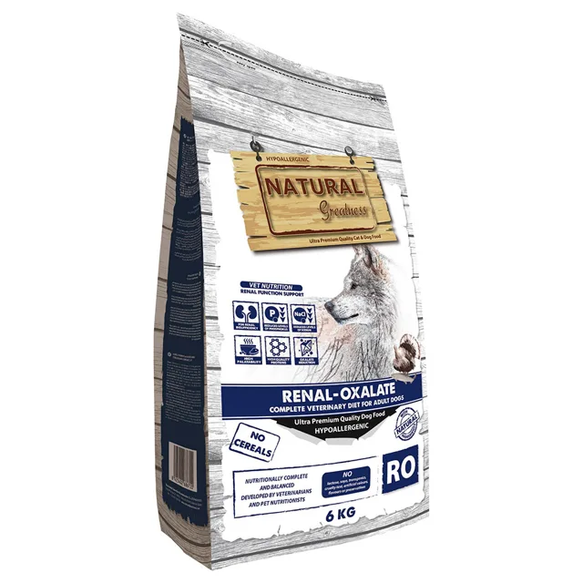 Natural Greatness Diet Vet Renal-Oxalate - granule pro psy - Výhodná sada 2 x 6 kg