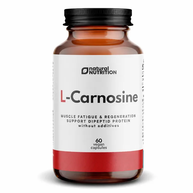 Natural Nutrition 100% L-Karnozín pure kapsuly 60 caps 500 mg Pure